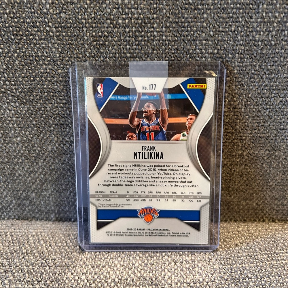 2019-20 Panini Prizm Gold Prizm /10 Frank Ntilikina #177 - Picture 2 of 4